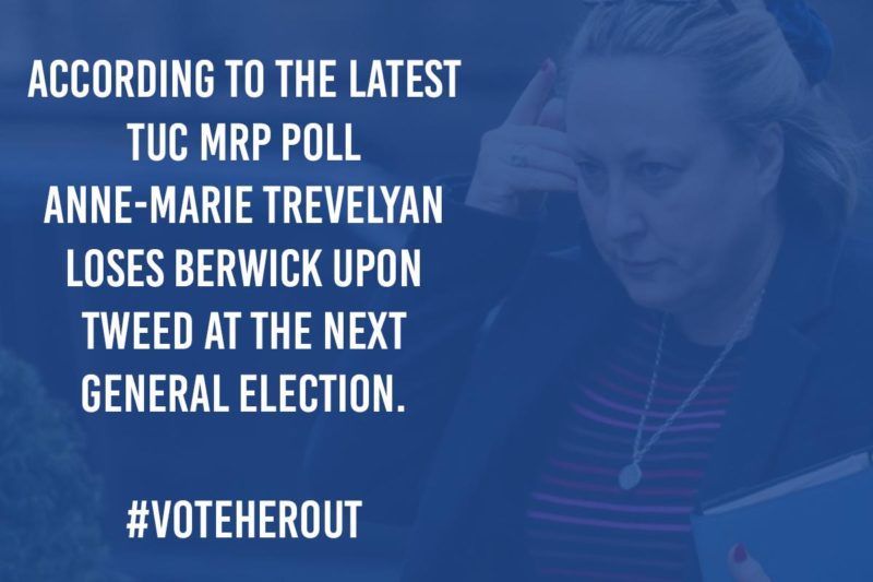 Anne-Marie Trevelyan could lose seat, according to recent poll 