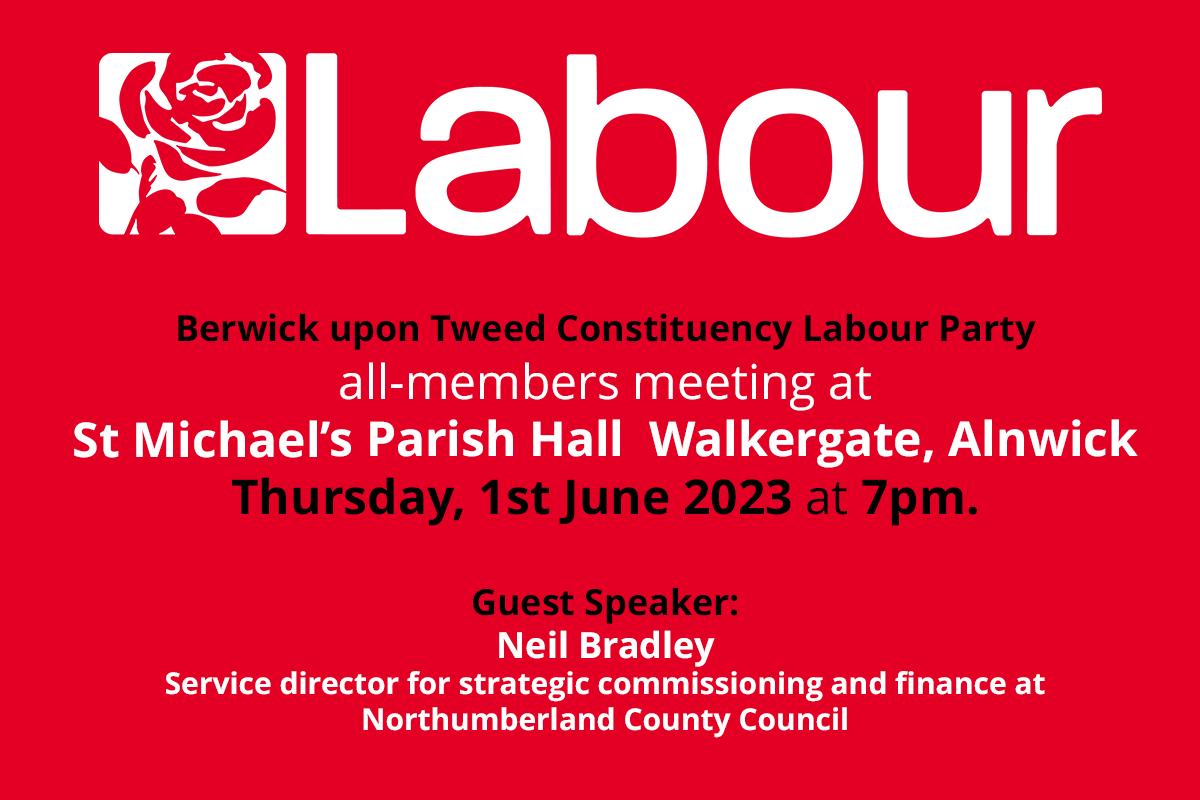 Labour Party Meeting 1 June 2023